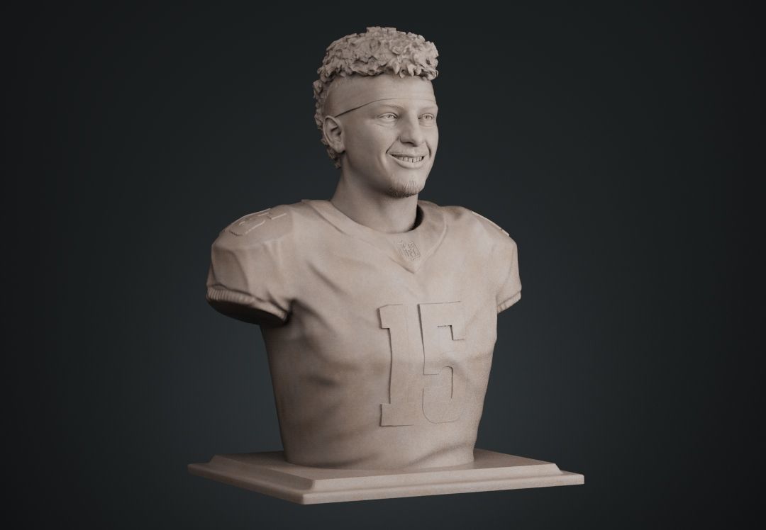 Patrick Mahomes 3D print model_6