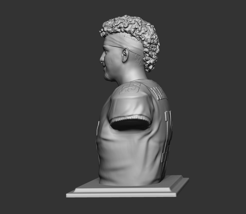Patrick Mahomes 3D print model_16