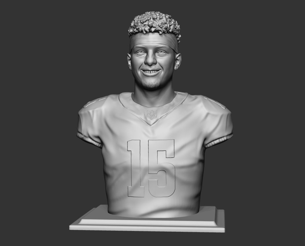 Patrick Mahomes 3D print model_24