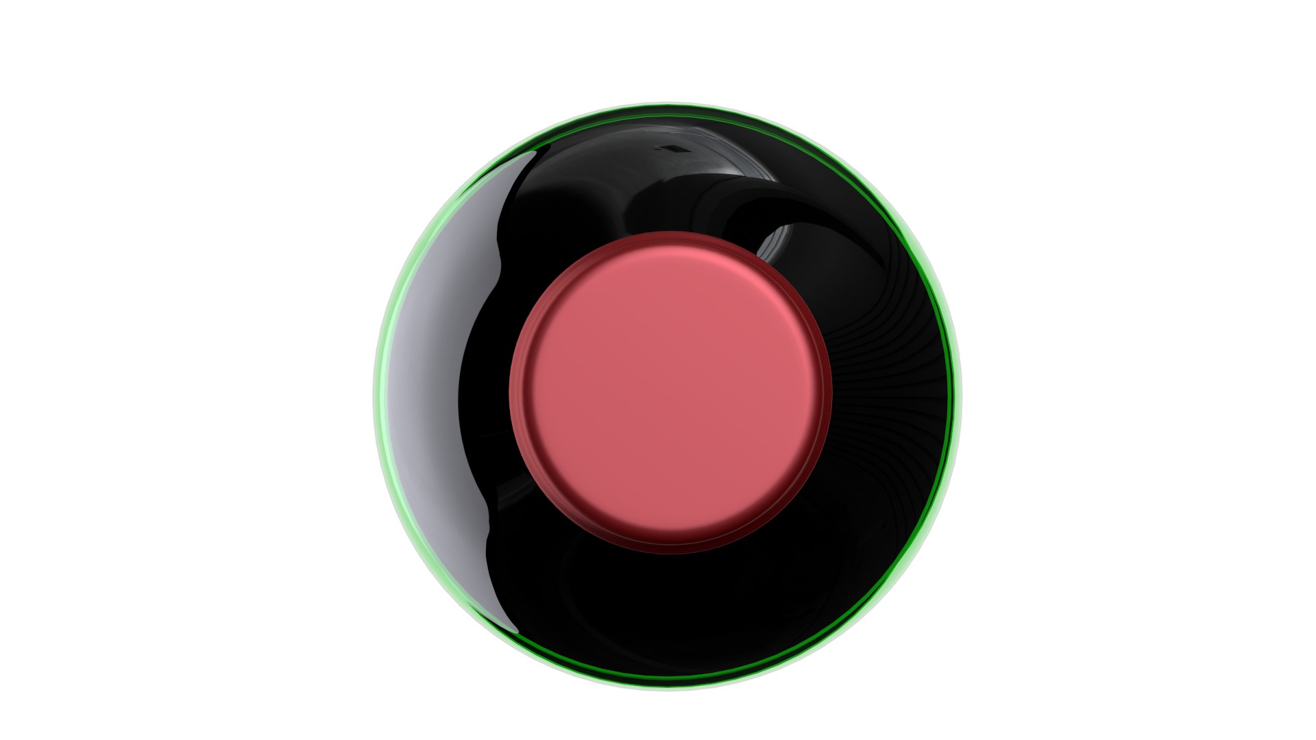 Red wine bottle 01 3D model_8