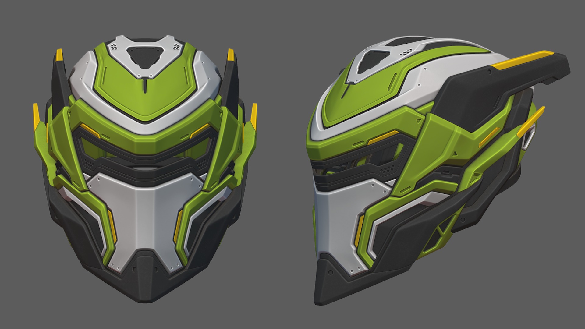 Cyber Satyr - cosplay helmet - DIGITAL STL FILE FOR 3D-PRINTING 3D print model_2