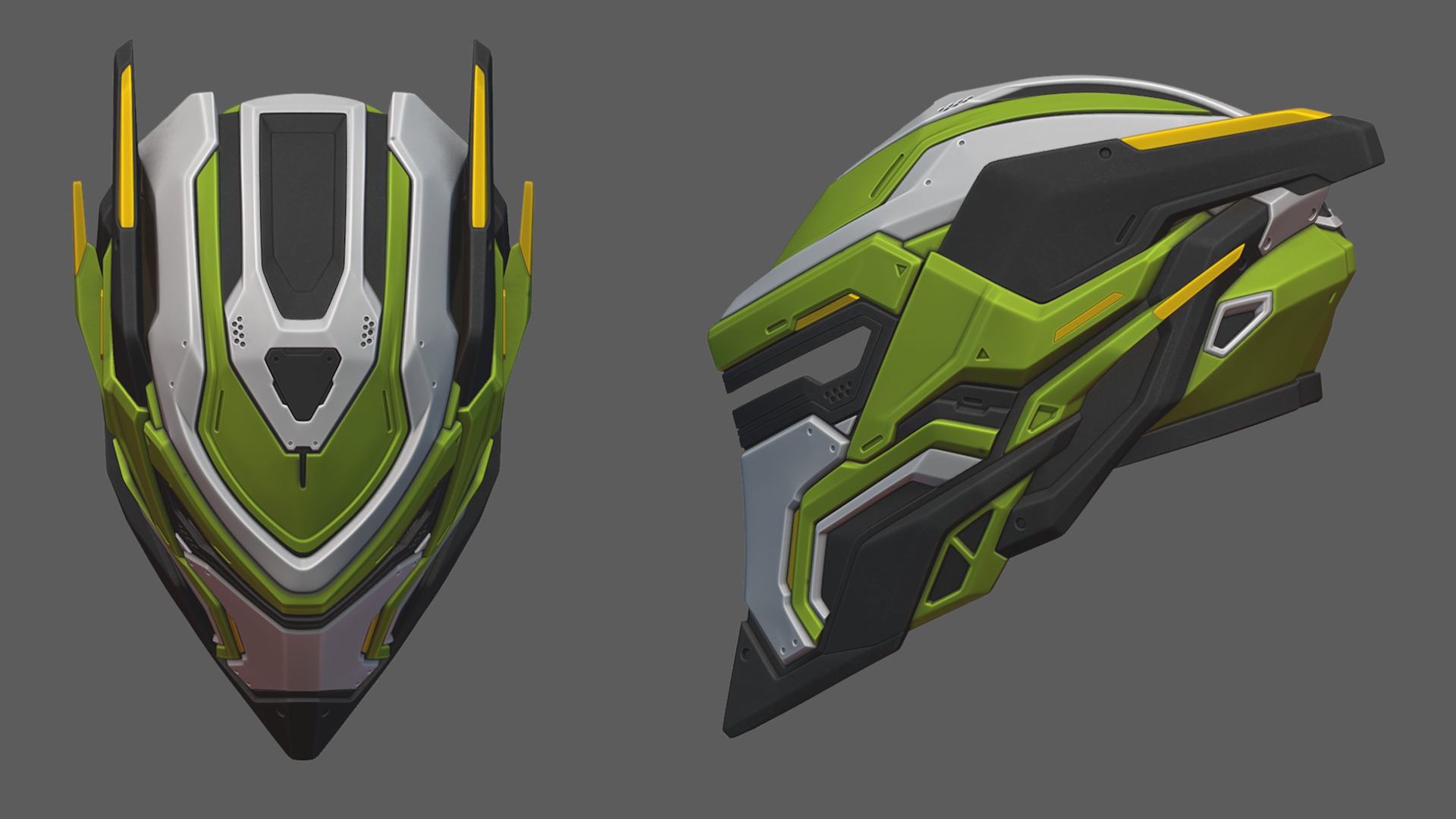 Cyber Satyr - cosplay helmet - DIGITAL STL FILE FOR 3D-PRINTING 3D print model_3