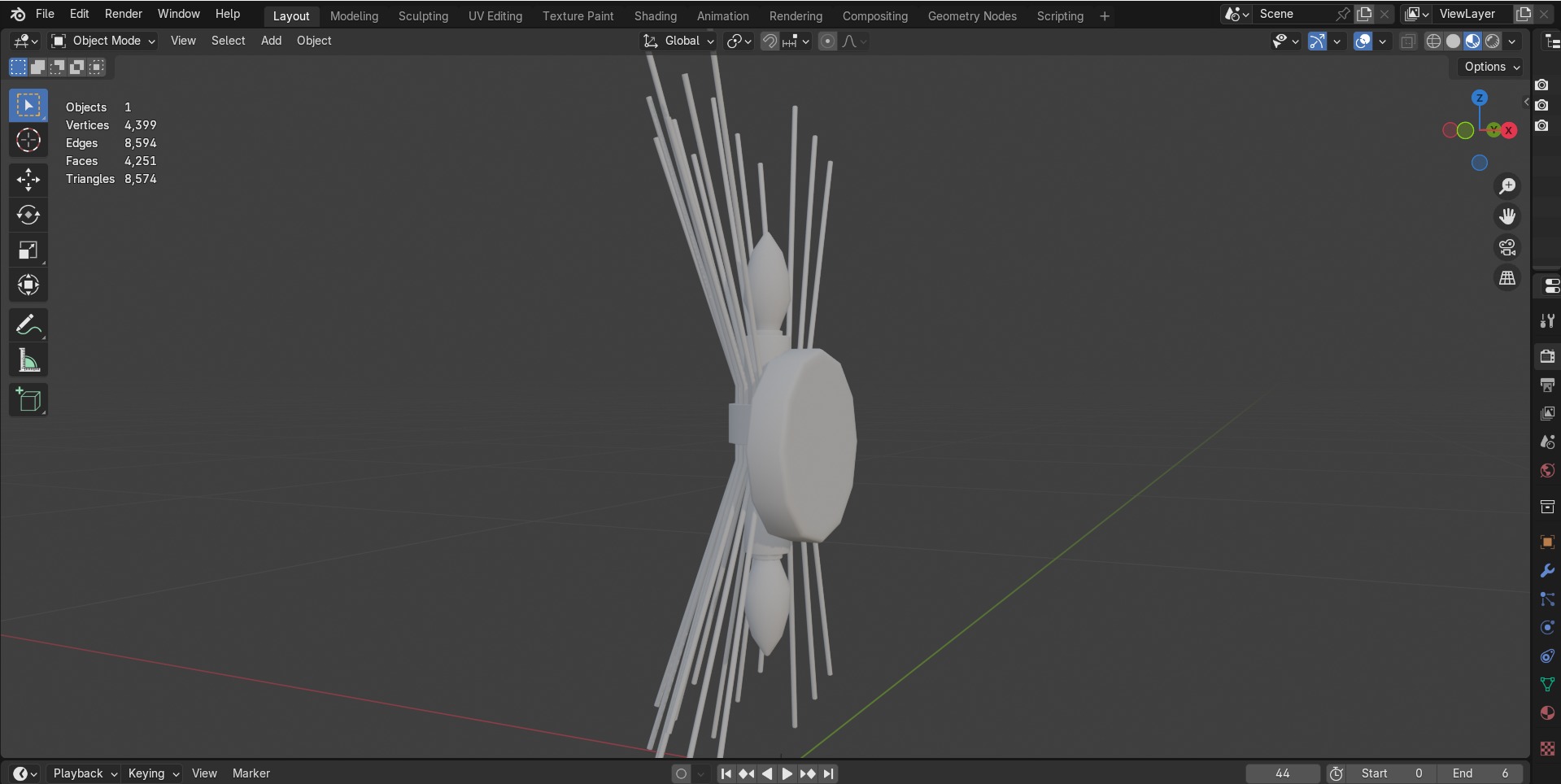 Jovenko Steel Wall Sconce Low-poly 3D model_16