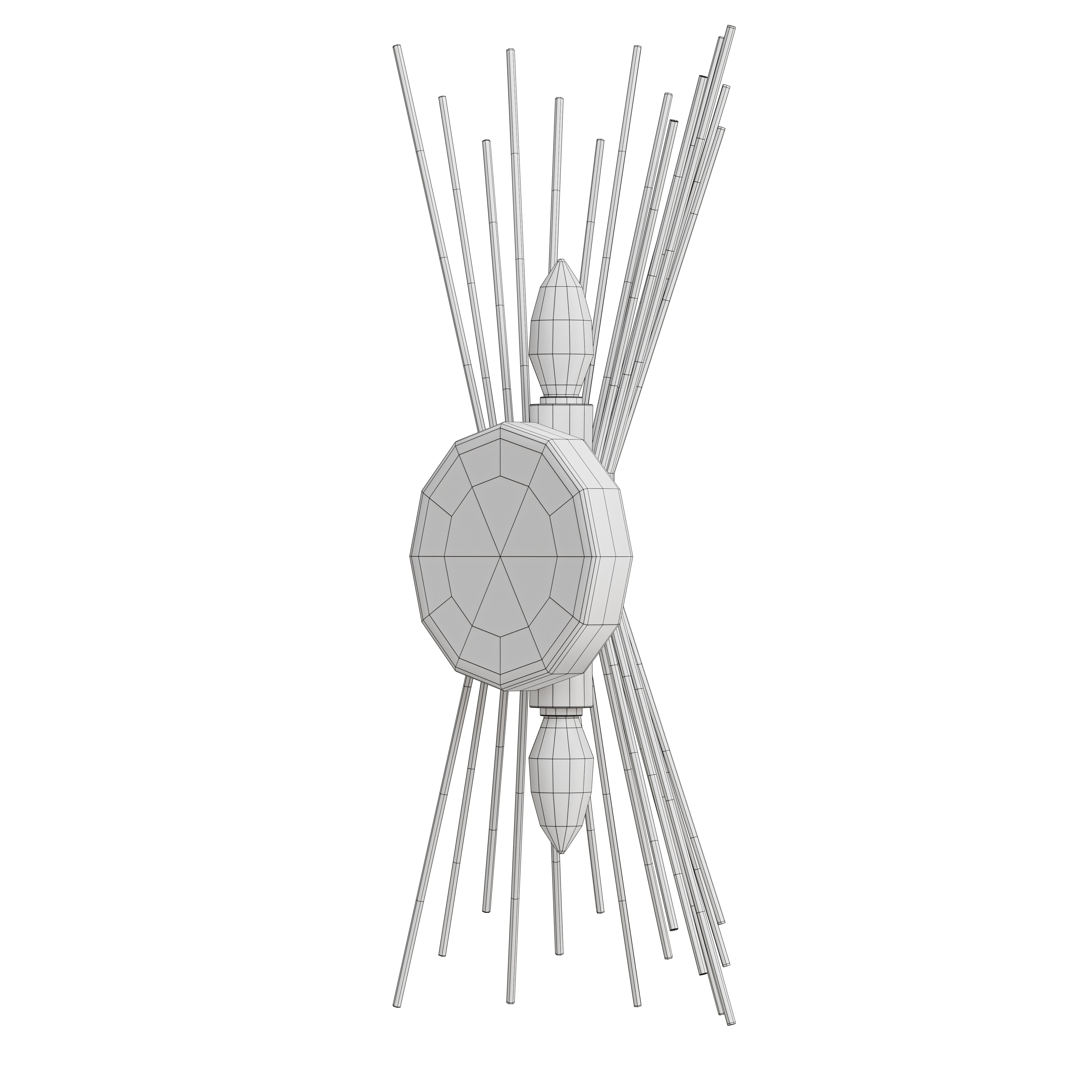 Jovenko Steel Wall Sconce Low-poly 3D model_13