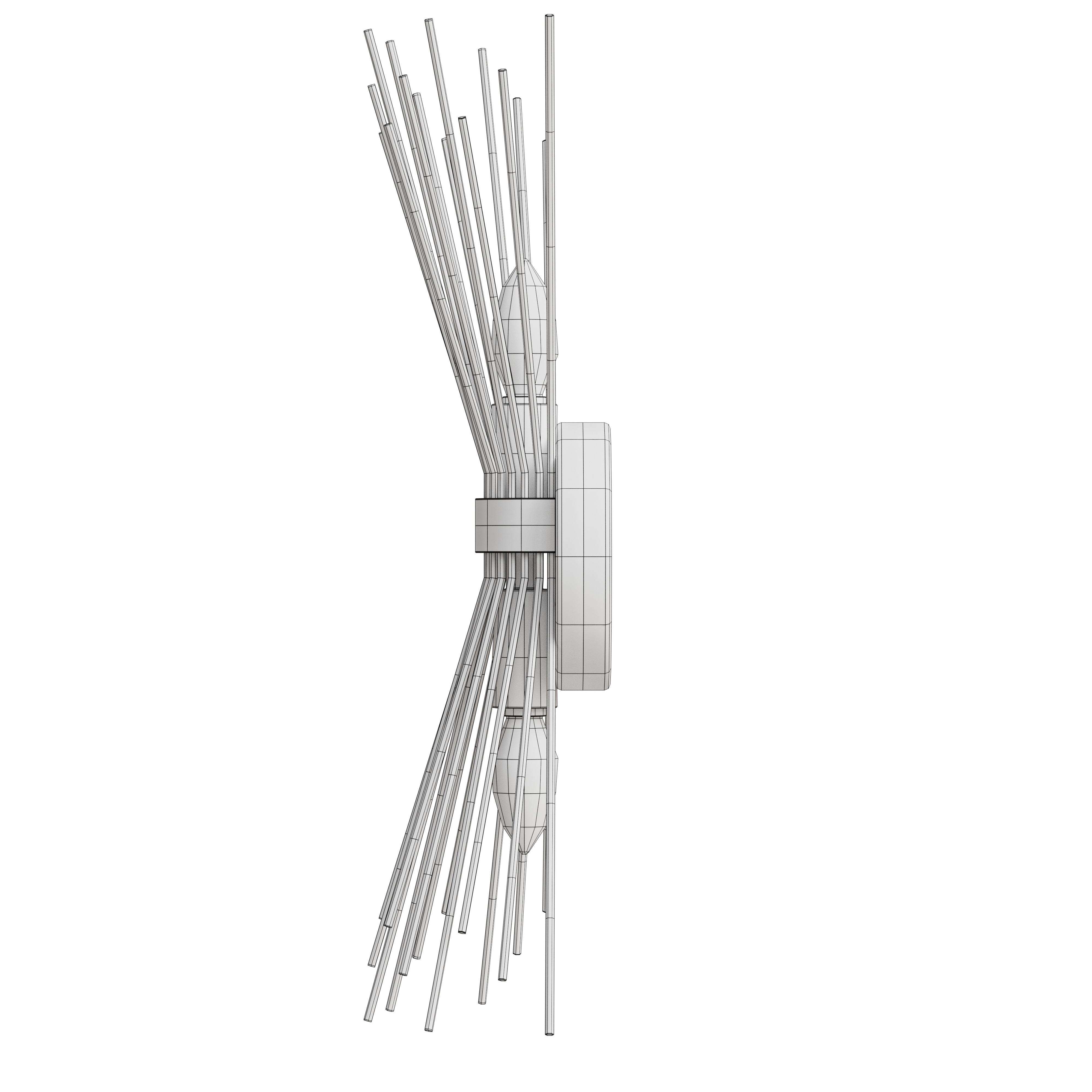 Jovenko Steel Wall Sconce Low-poly 3D model_14