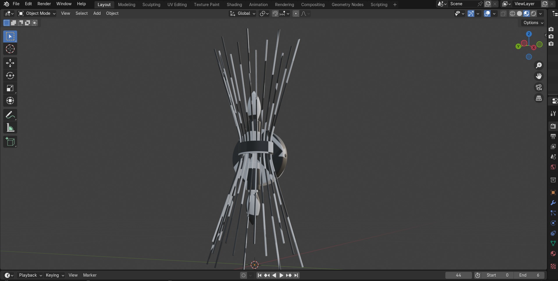 Jovenko Steel Wall Sconce Low-poly 3D model_18