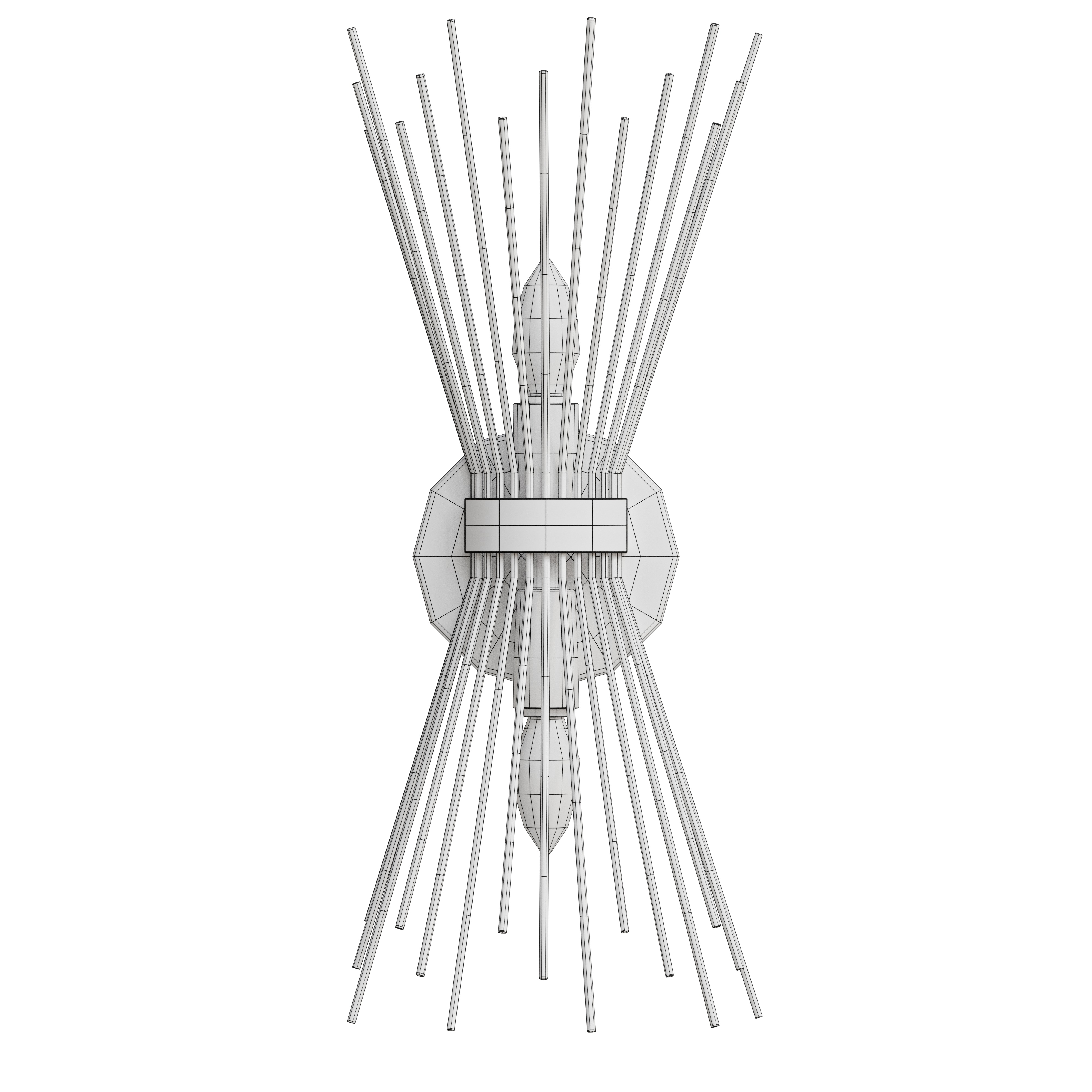 Jovenko Steel Wall Sconce Low-poly 3D model_12