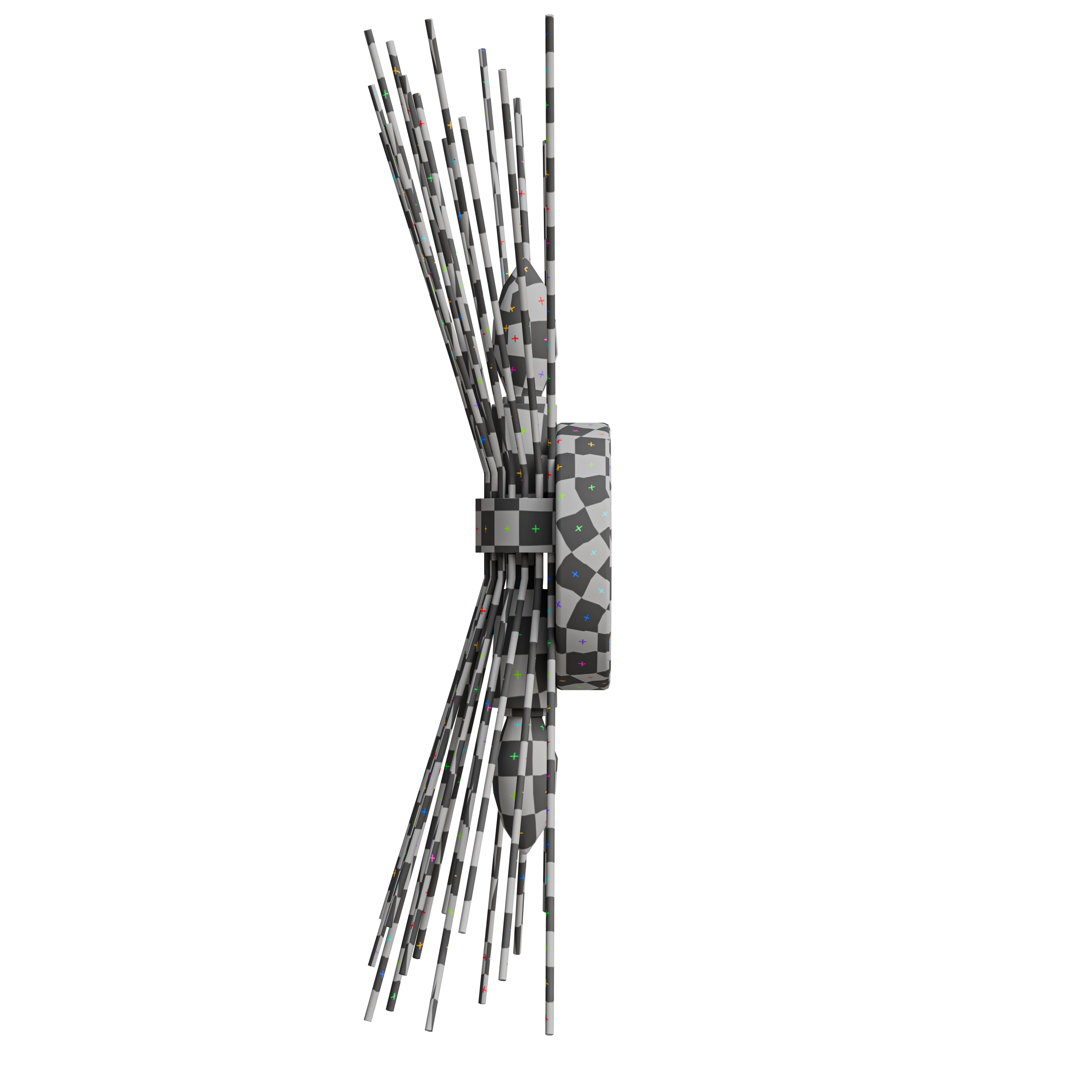 Jovenko Steel Wall Sconce Low-poly 3D model_8