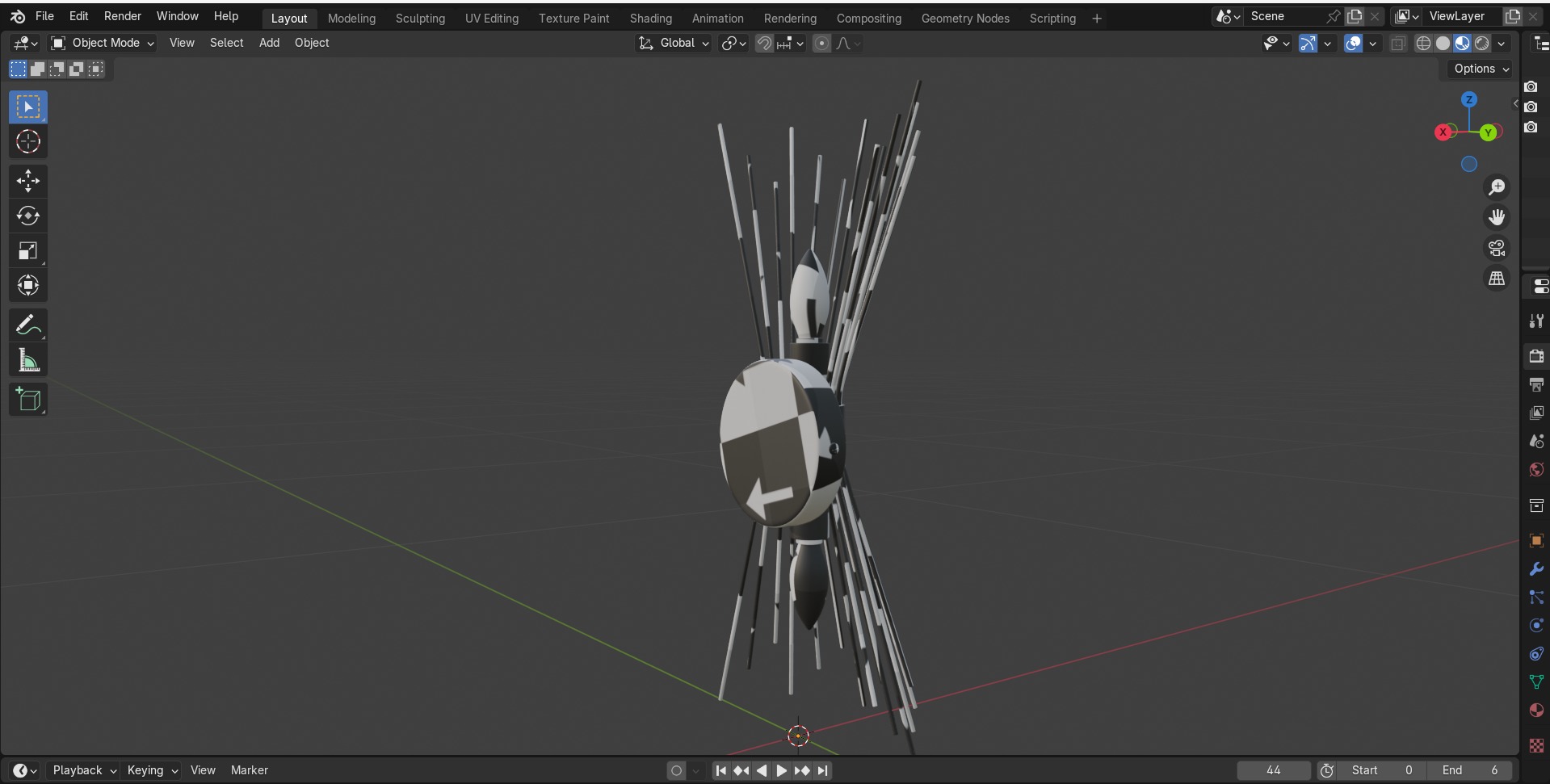 Jovenko Steel Wall Sconce Low-poly 3D model_17