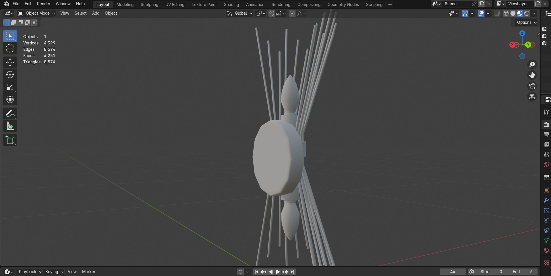 Jovenko Steel Wall Sconce Low-poly 3D model_26