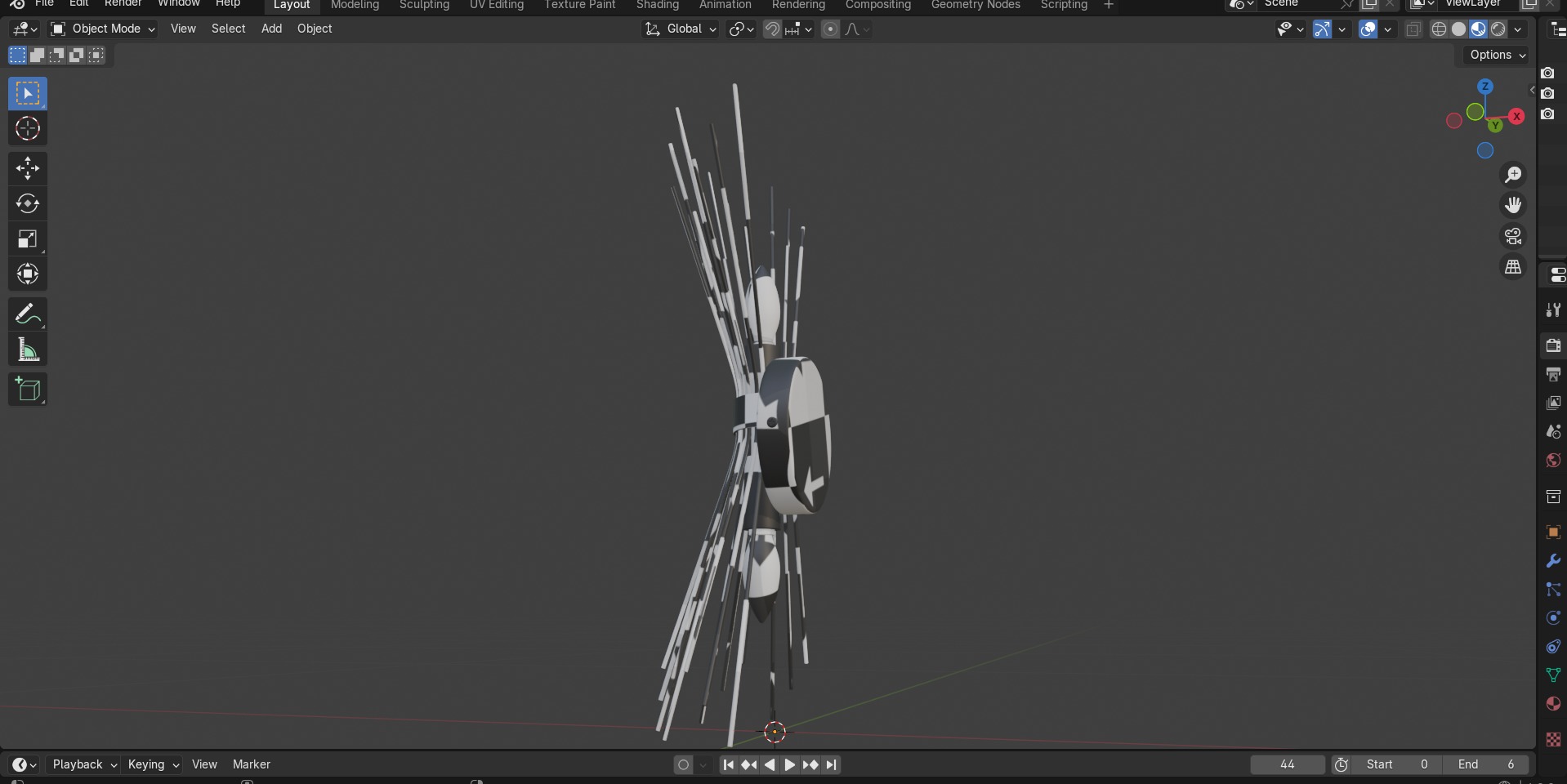 Jovenko Steel Wall Sconce Low-poly 3D model_16