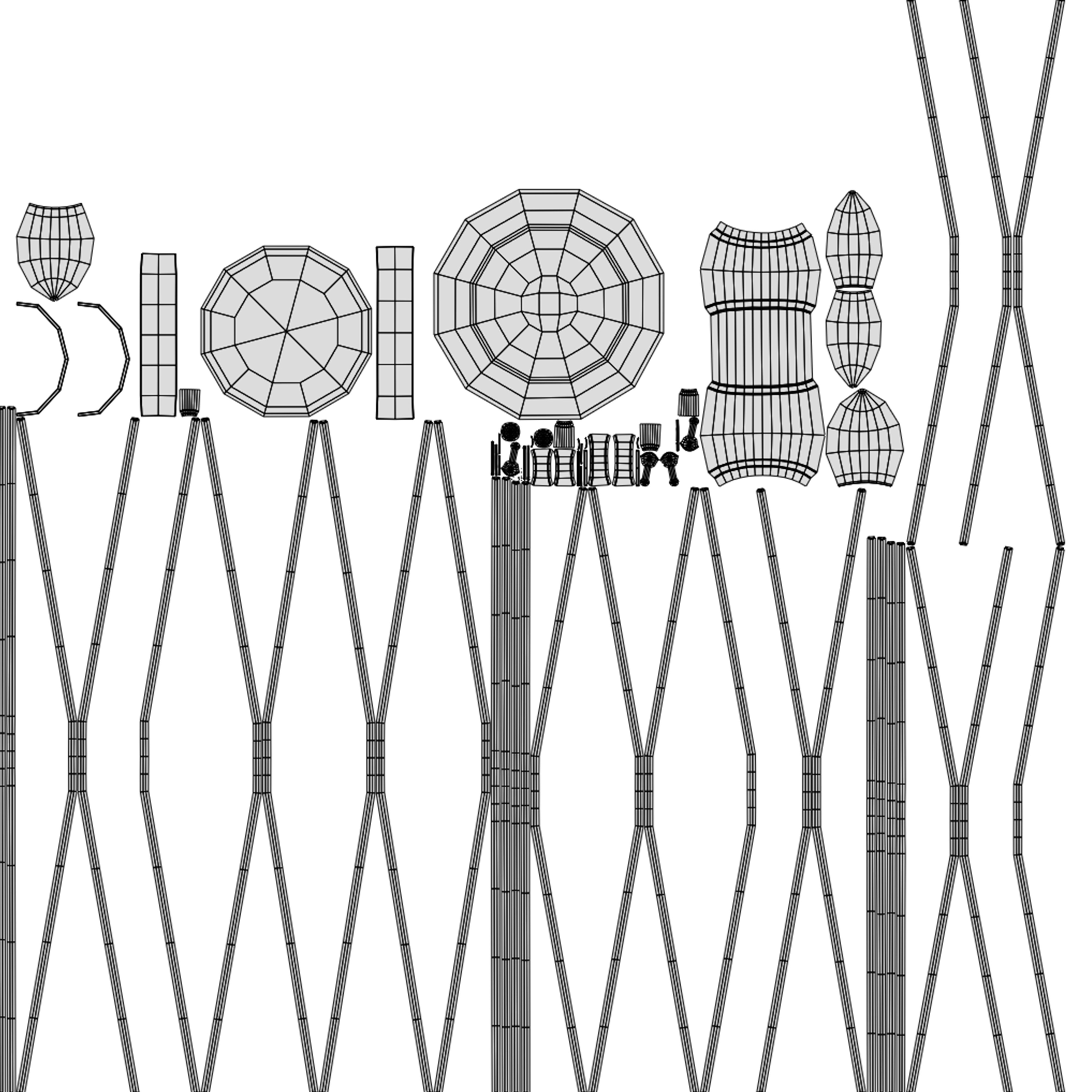 Jovenko Steel Wall Sconce Low-poly 3D model_31