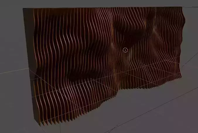 Brise Soleil Wall 3D model