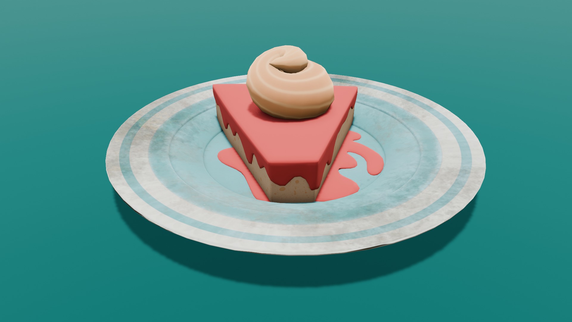 Cake 3D Model Low-poly 3D model_18