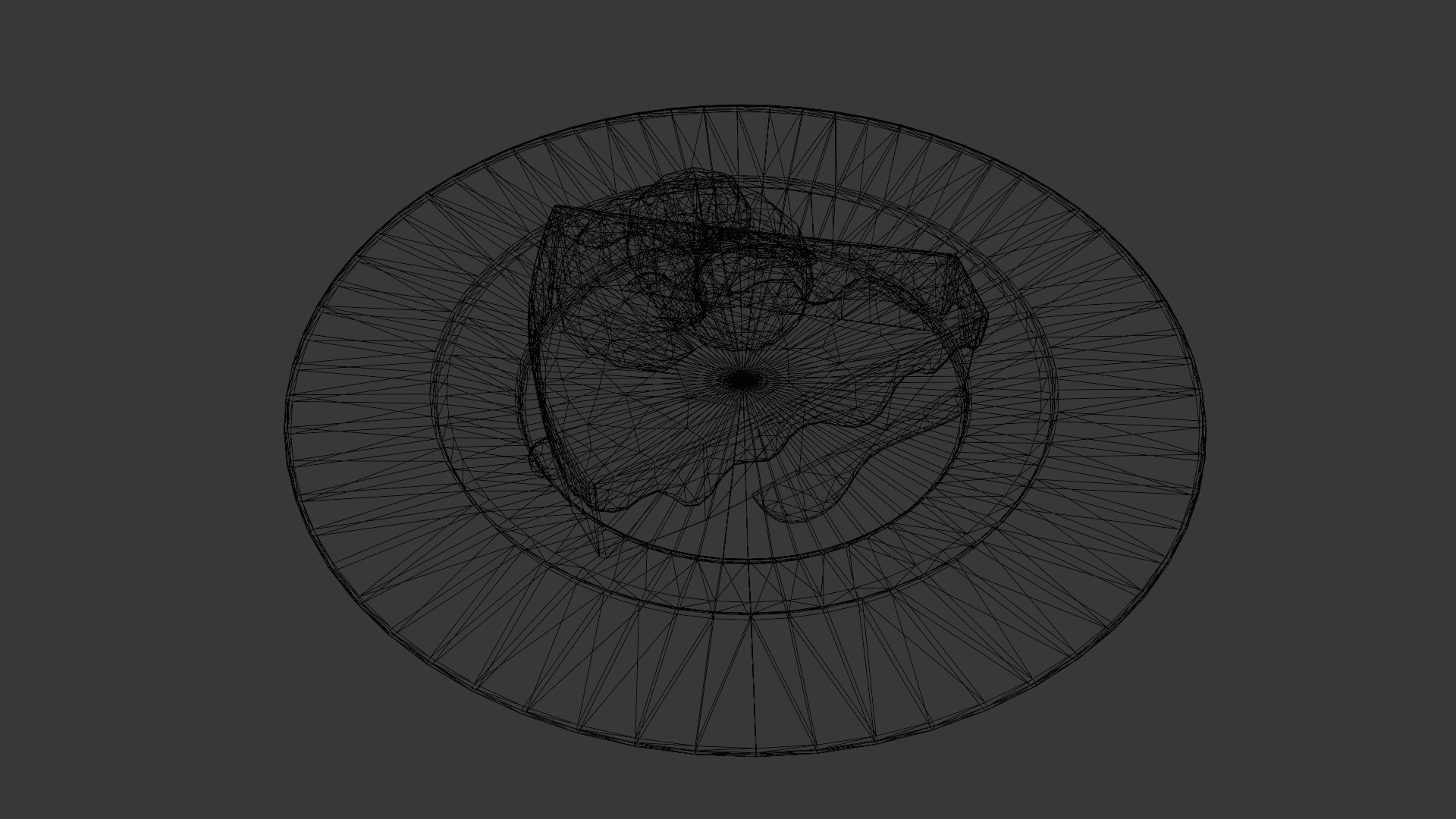 Cake 3D Model Low-poly 3D model_7