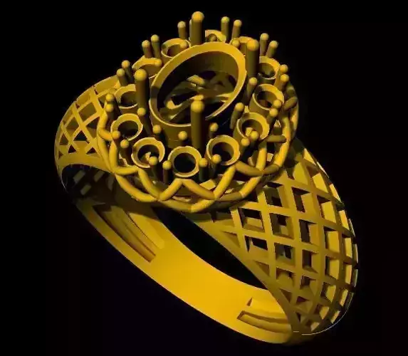 Cluster Ring 3dm file