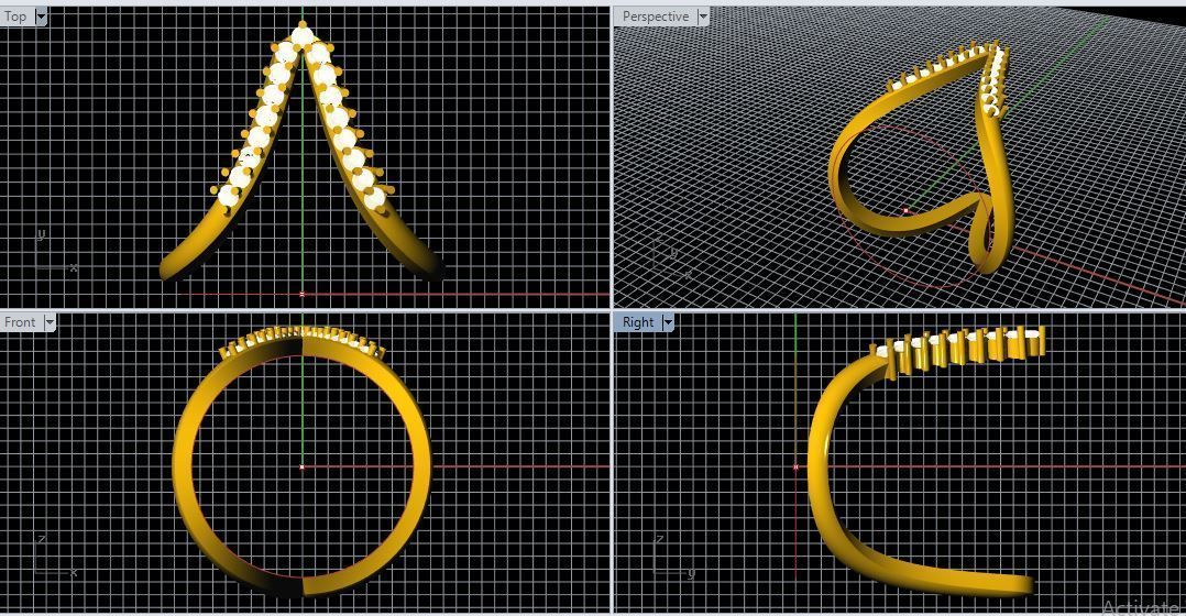 Vanki Ring 3dm file 3D print model_1