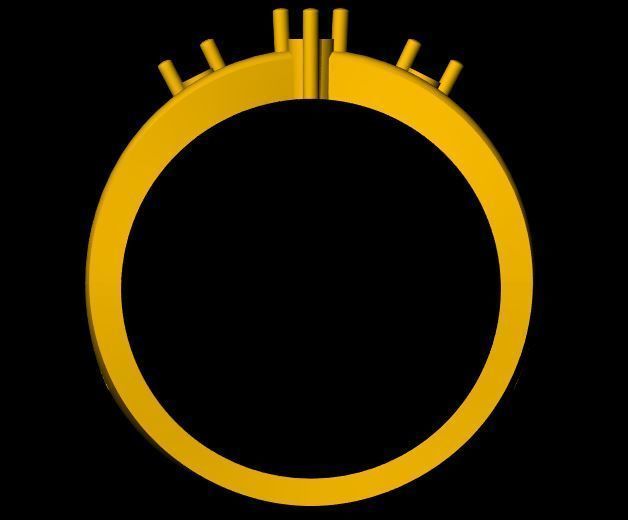 Cluster Ring 3dm file 3D print model_3