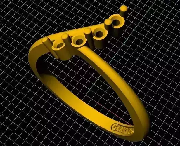 Cluster Ring 3dm file