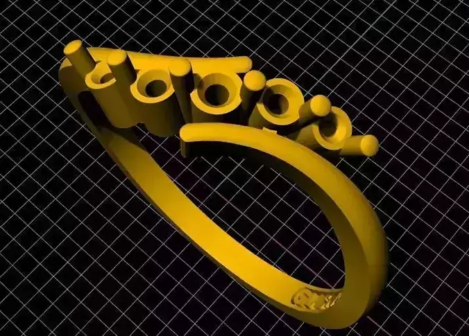 Cluster Ring 3dm file