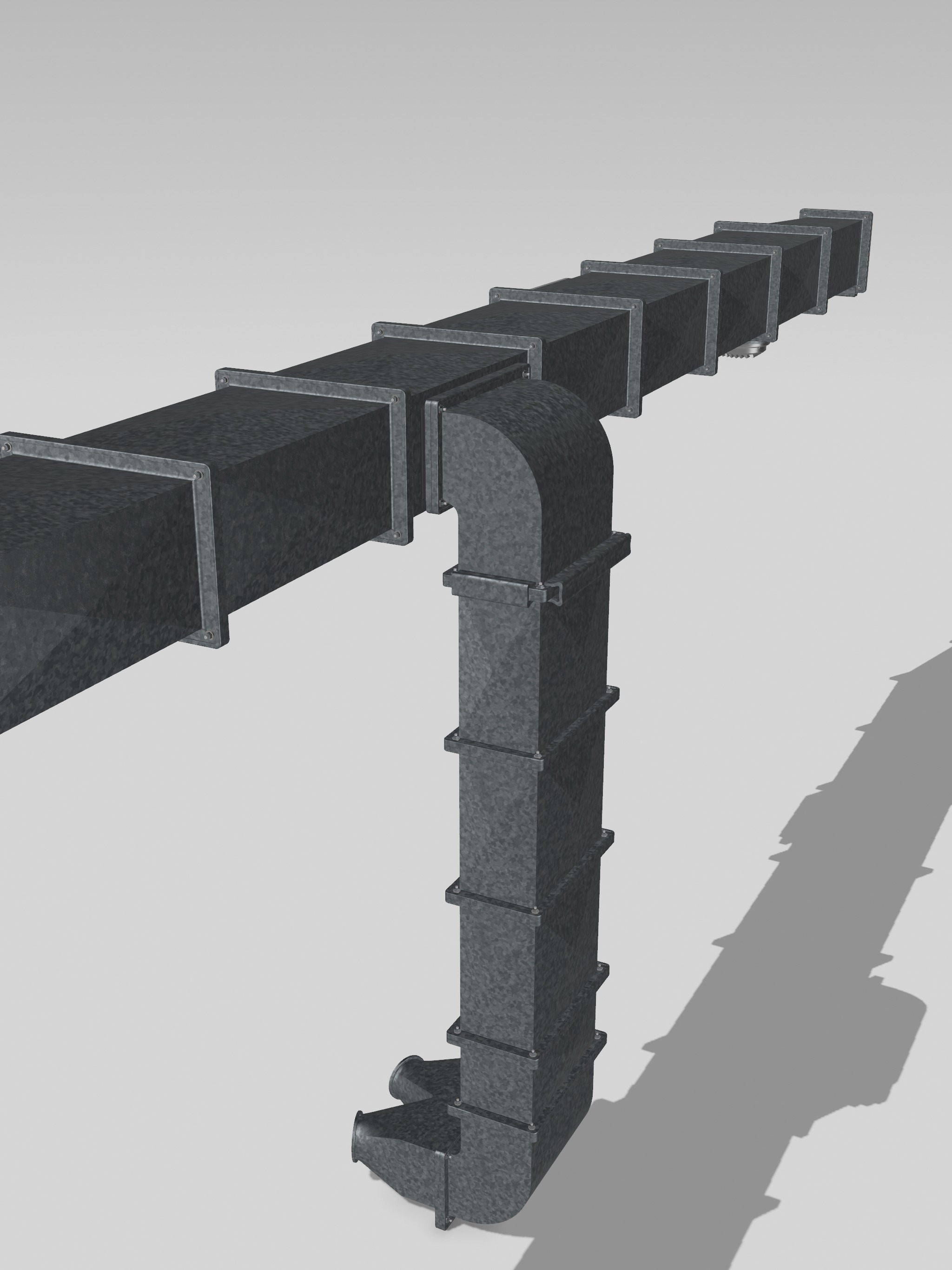 Modular HVAC ventilation system 4 Diorama 3D print model_3