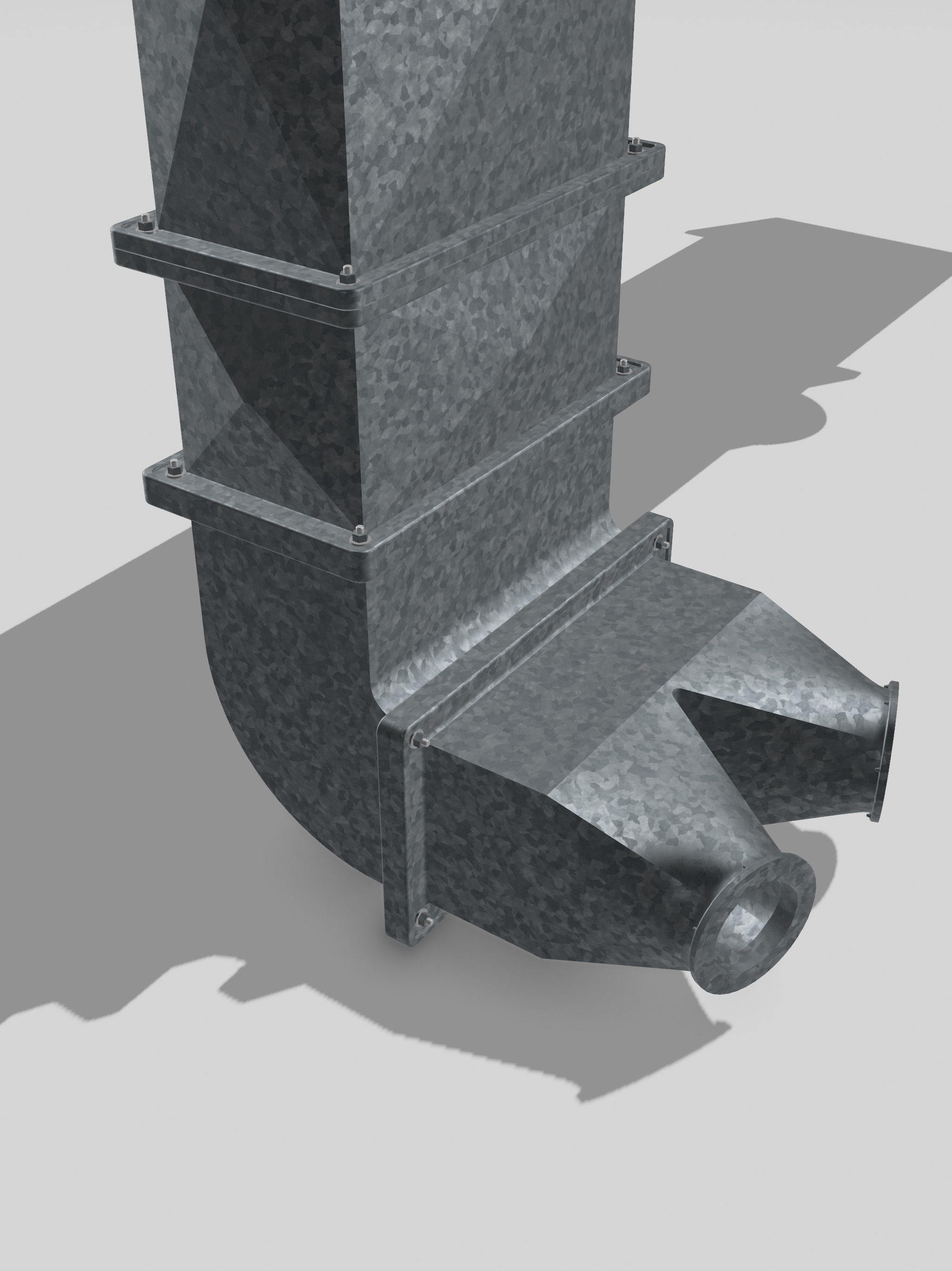 Modular HVAC ventilation system 4 Diorama 3D print model_10