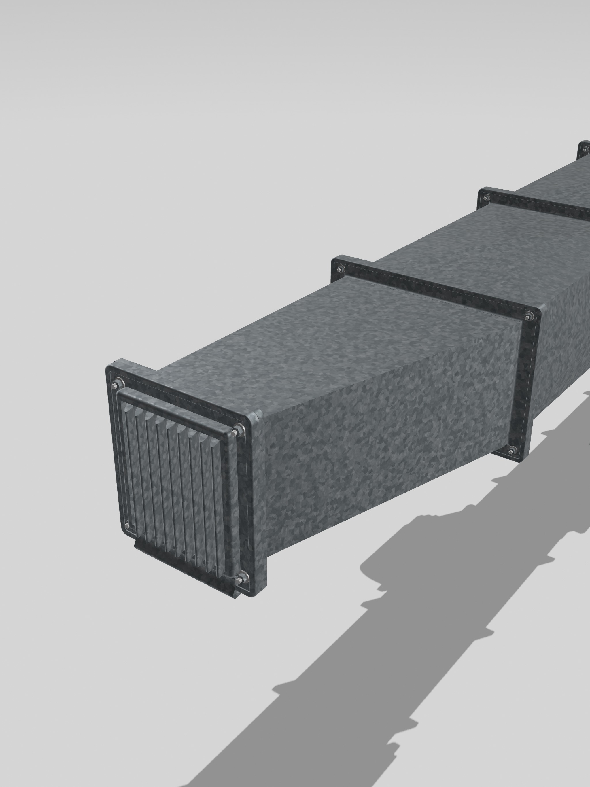 Modular HVAC ventilation system 4 Diorama 3D print model_9