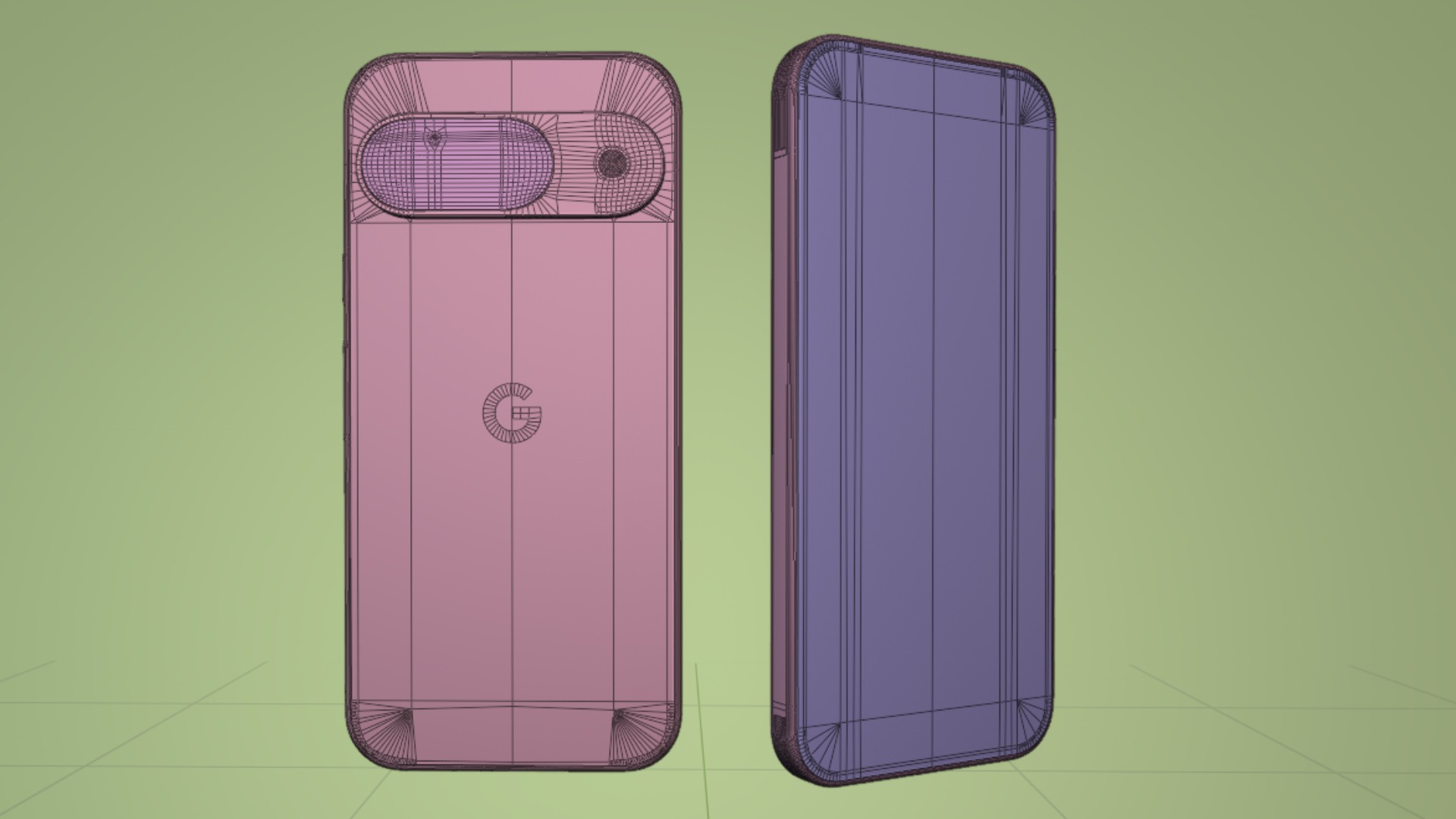 Google Pixel 9 Porcelain 3D model_8