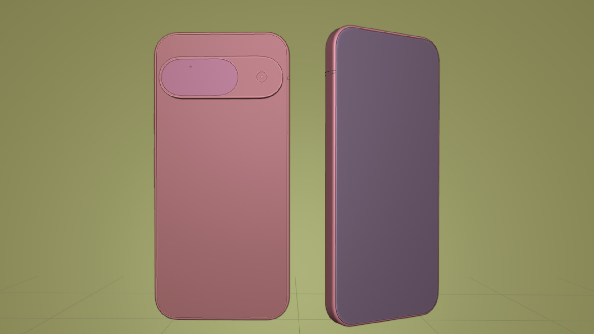 Google Pixel 9 Porcelain 3D model_9