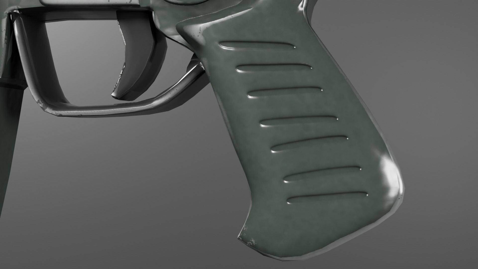 Assault rifle Cetme L Low-poly 3D model_5