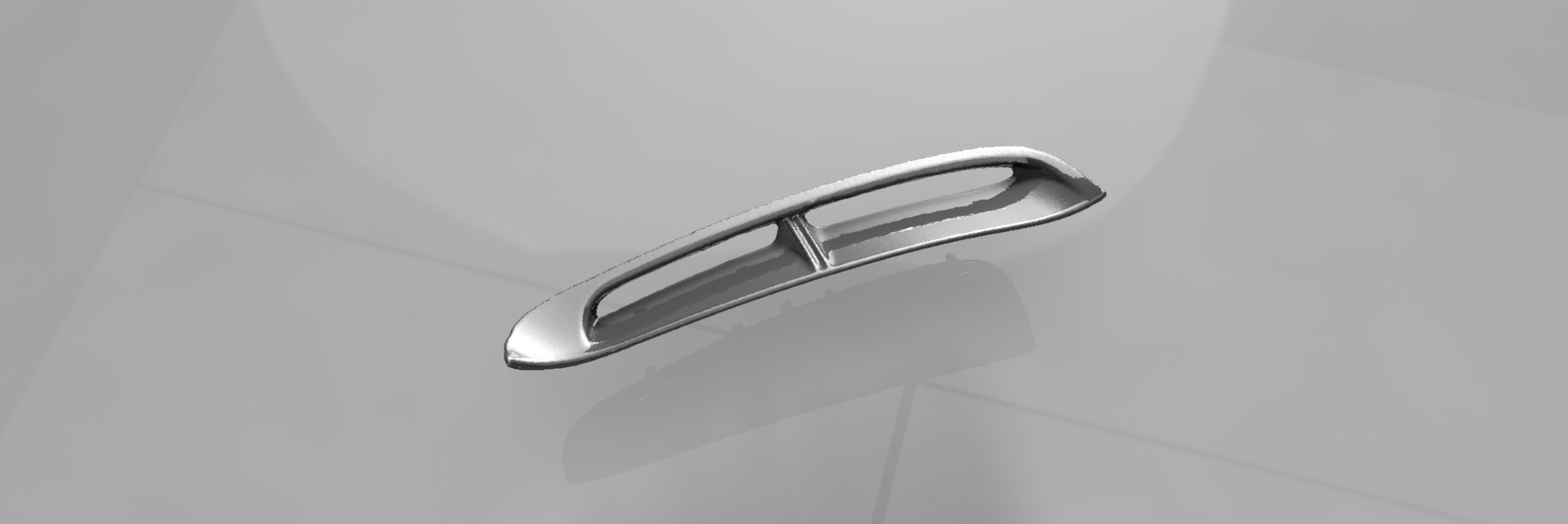 PORSCHE PANAMERA TURBO S Front Left Fender Filler 971854775FFF 3D print model_4