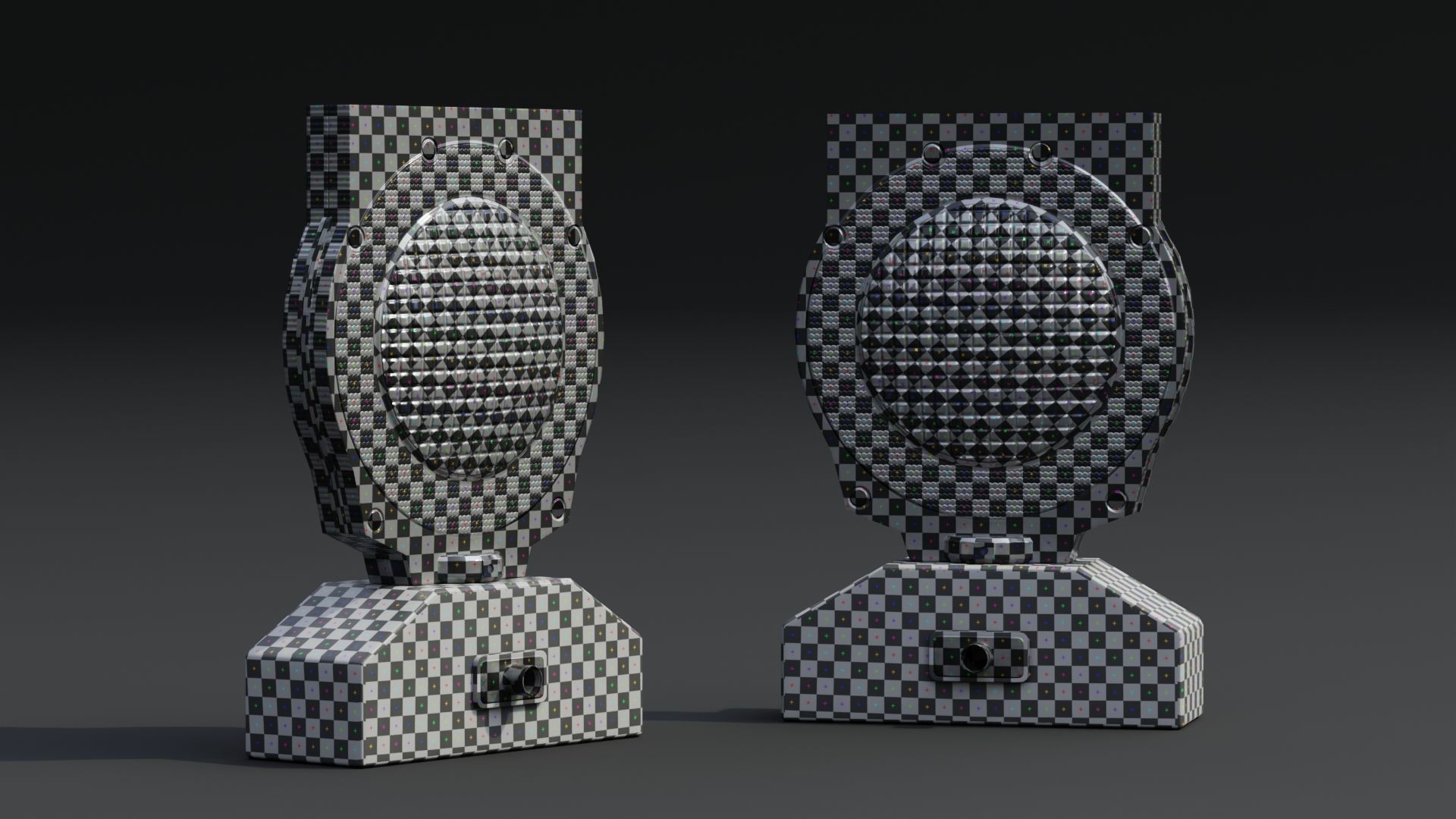 Barricade Light PBR Game-Ready Low-poly 3D model_2