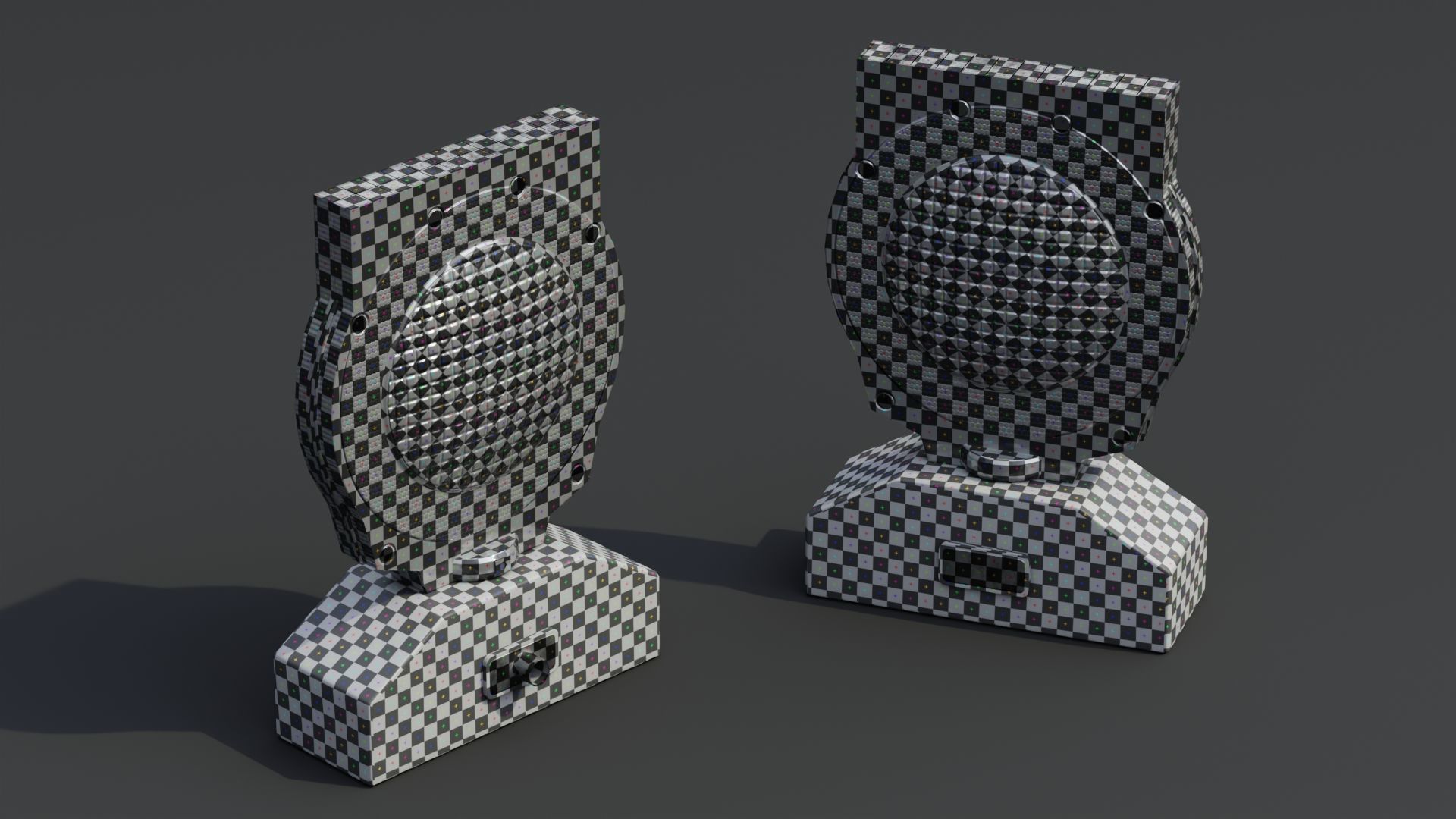 Barricade Light PBR Game-Ready Low-poly 3D model_8