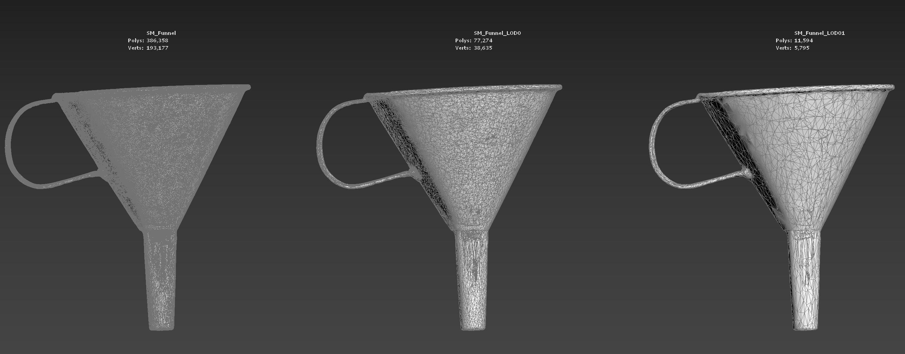 Old metal watering can Low-poly 3D model_6