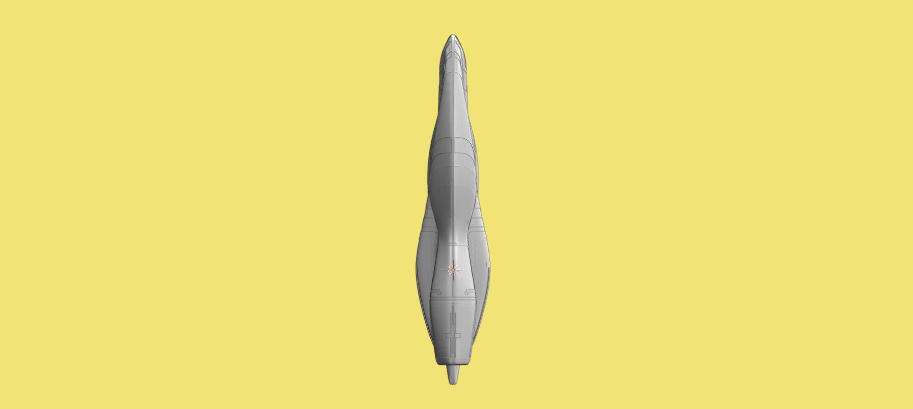 Cruiser Spaceship 3D model_18