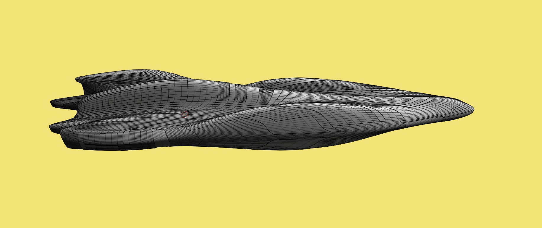 Cruiser Spaceship 3D model_12