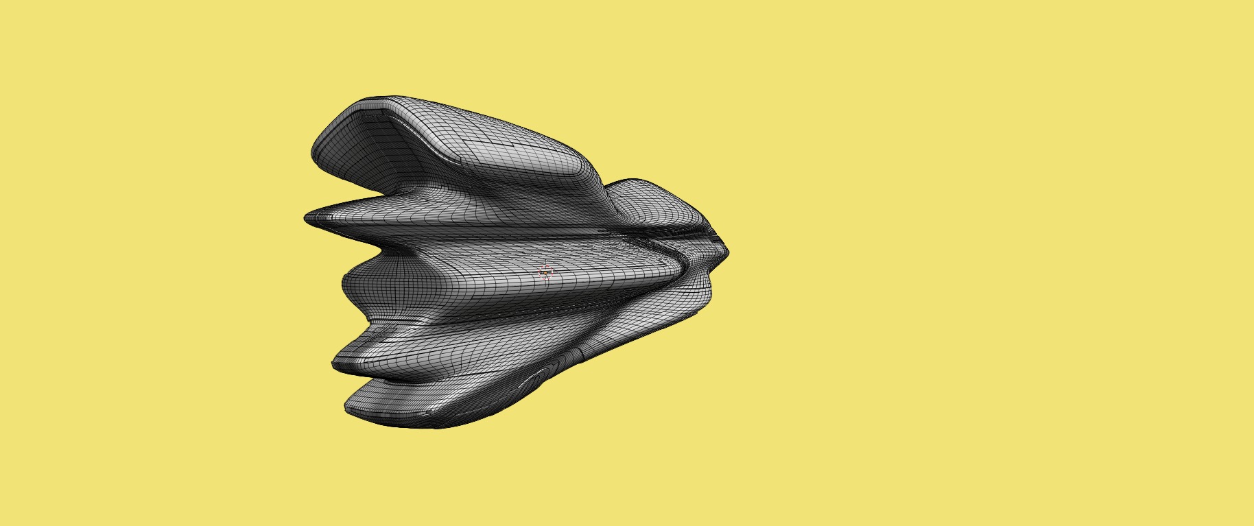 Cruiser Spaceship 3D model_11