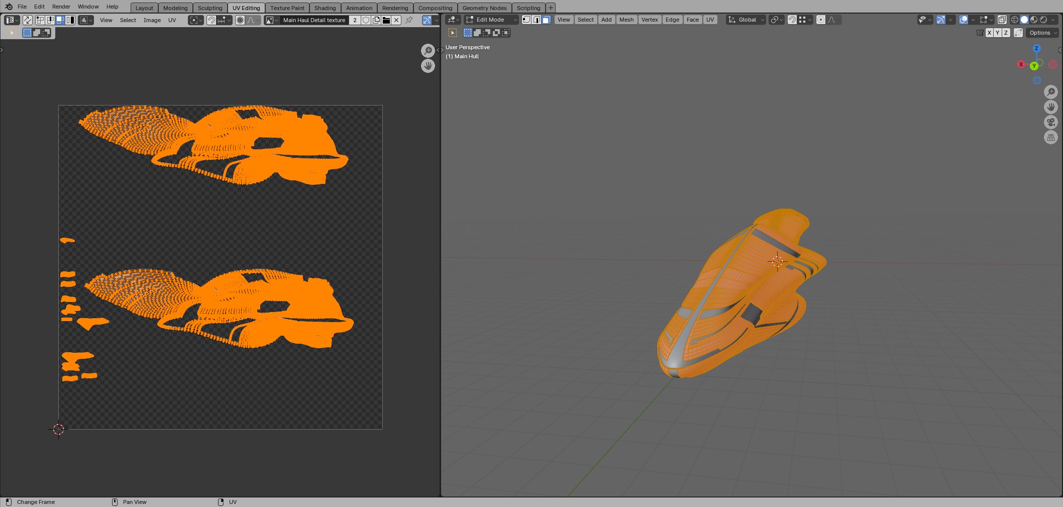 Cruiser Spaceship 3D model_25