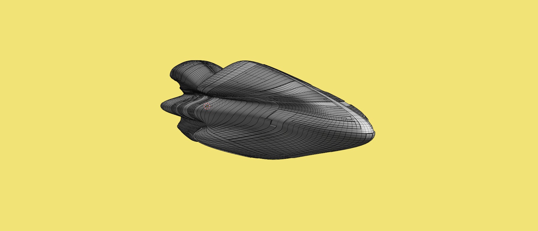 Cruiser Spaceship 3D model_20