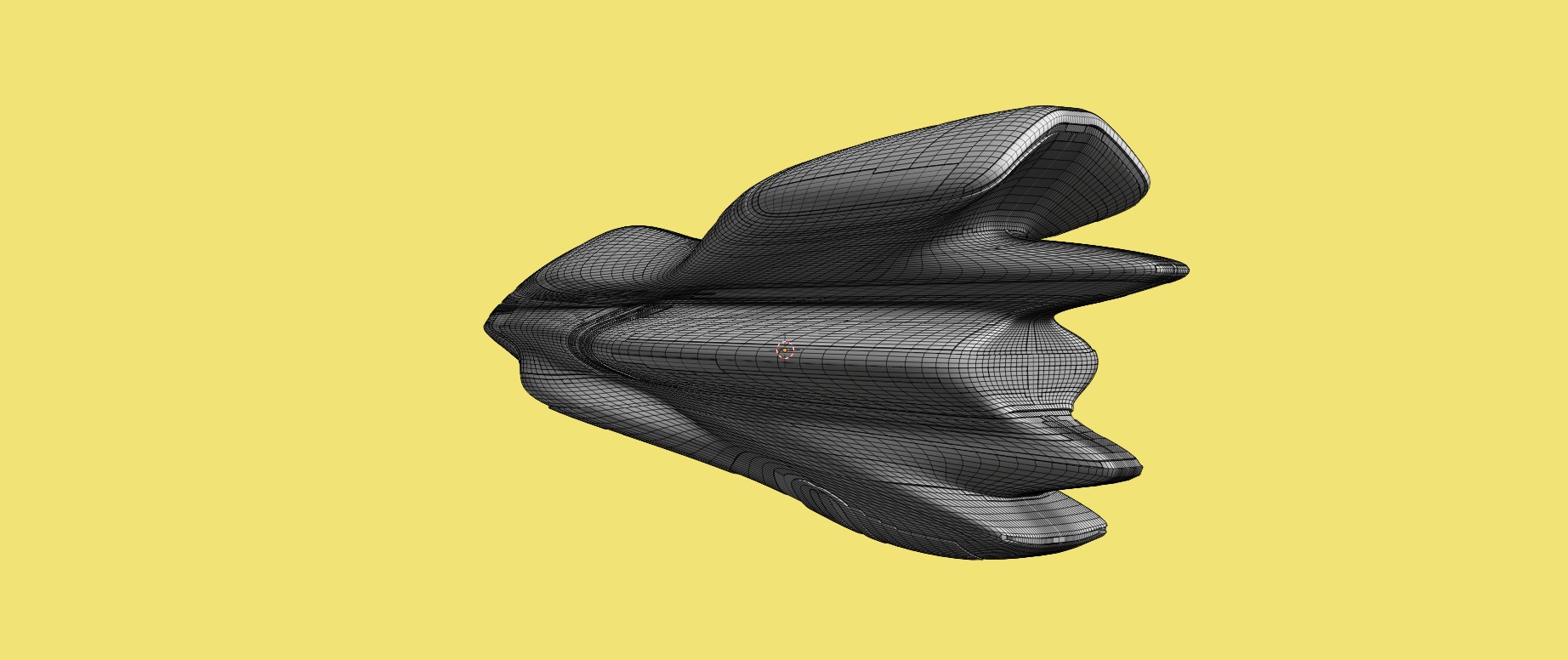 Cruiser Spaceship 3D model_22