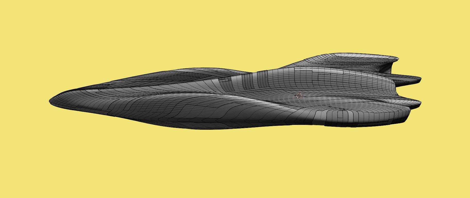 Cruiser Spaceship 3D model_13