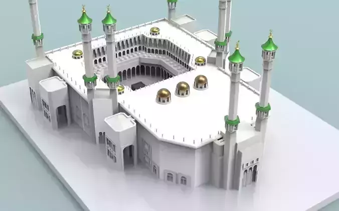 MASJID AL-HARAM KSA - THE KAABA KINGDOM OF SAUDI ARABIA 3D print model
