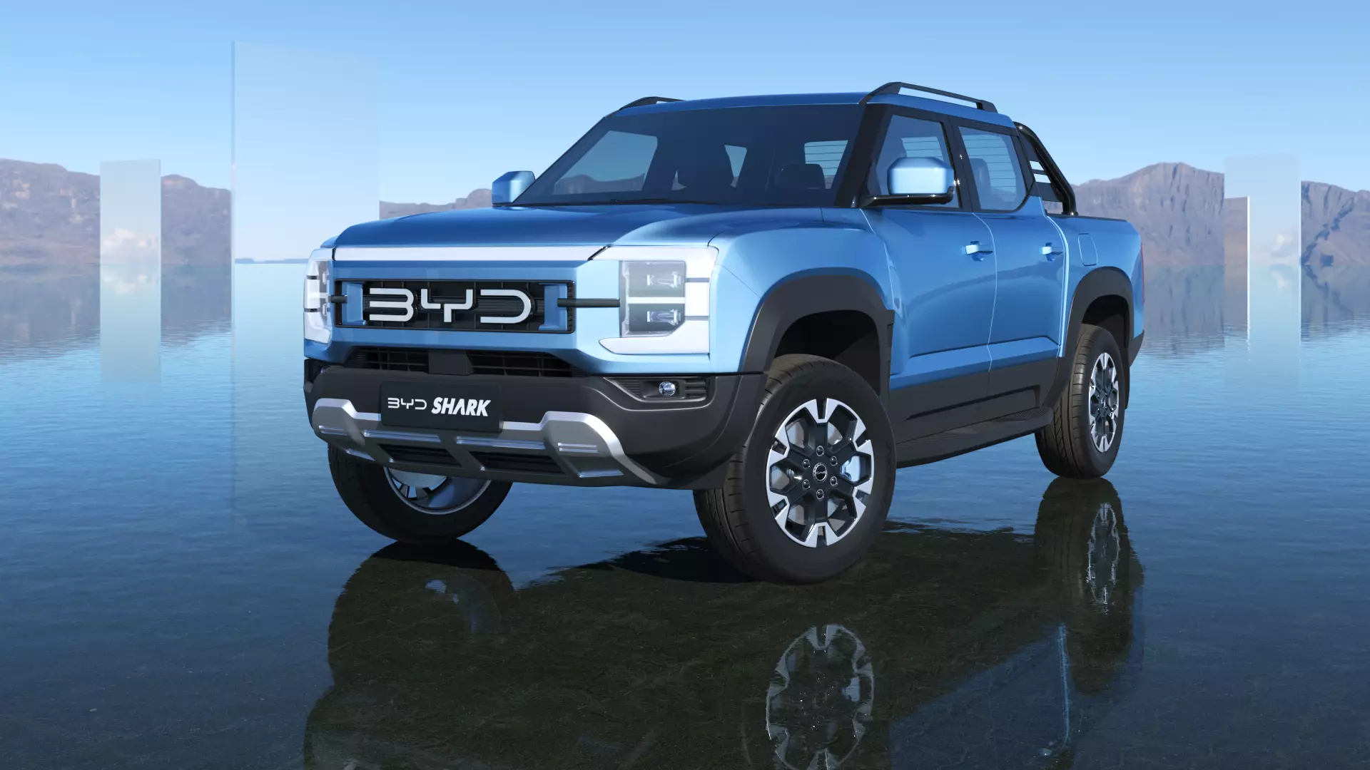 2024 BYD SHARK 6 DMO 3D model_0