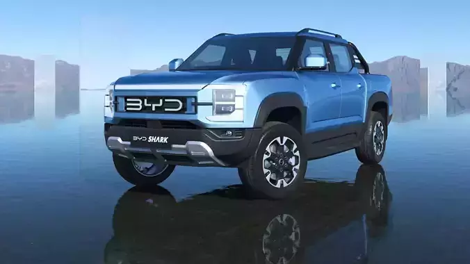 2024 BYD SHARK 6 DMO 3D model 2024 BYD SHARK 6 DMO 3D model