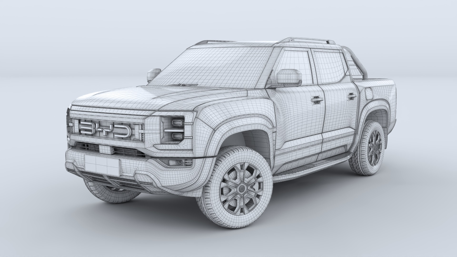 2024 BYD SHARK 6 DMO 3D model_12