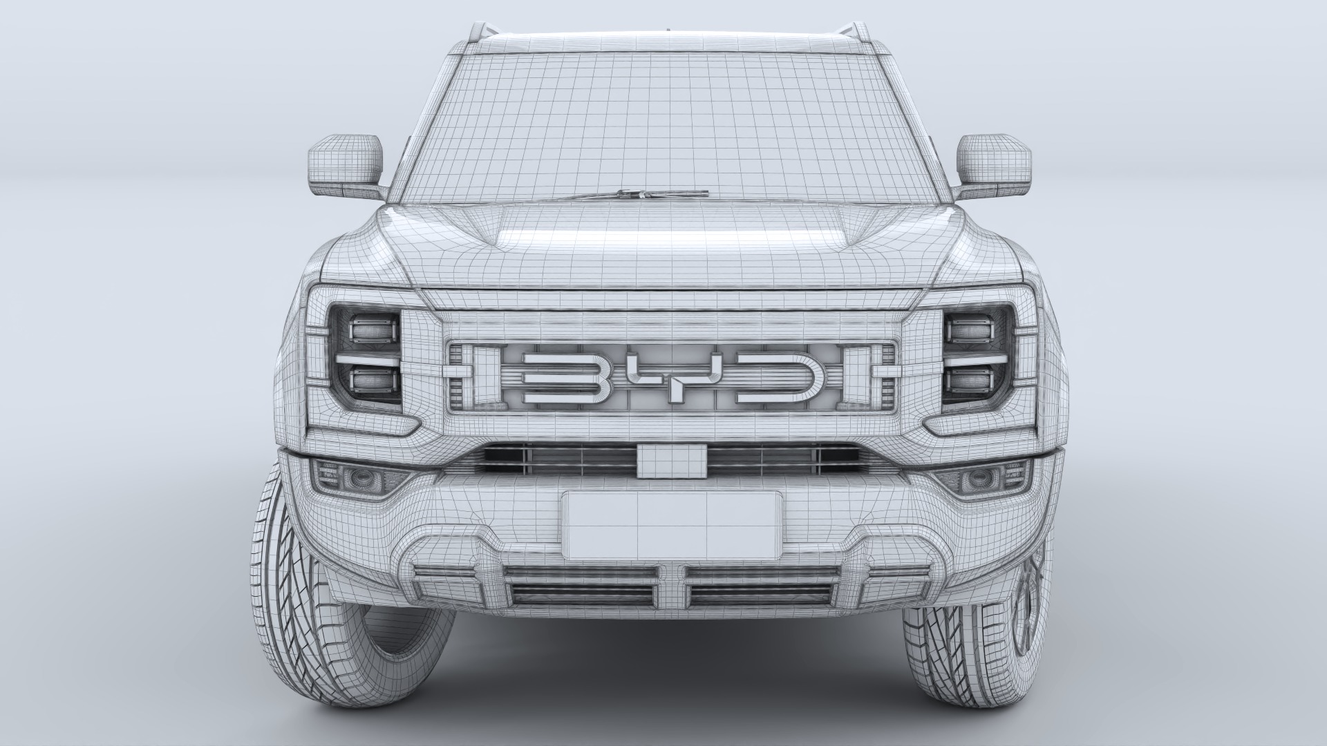 2024 BYD SHARK 6 DMO 3D model_14