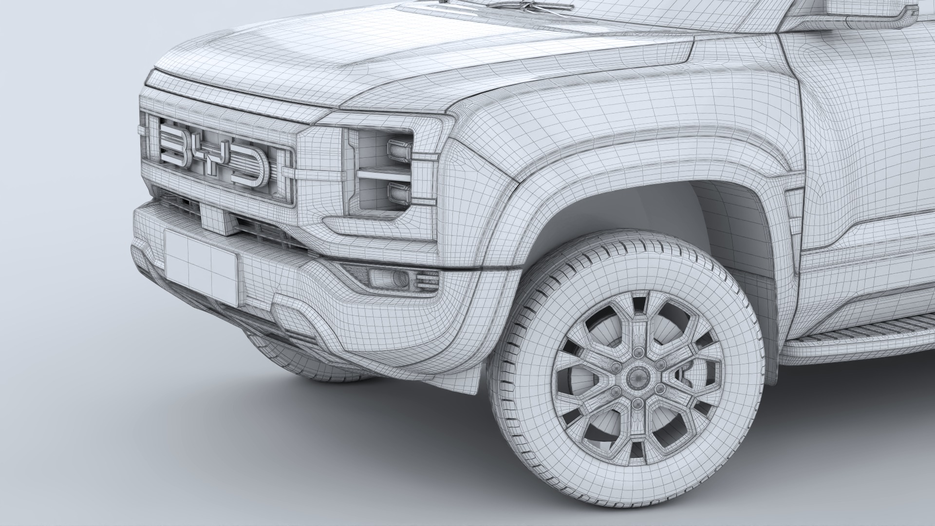 2024 BYD SHARK 6 DMO 3D model_13