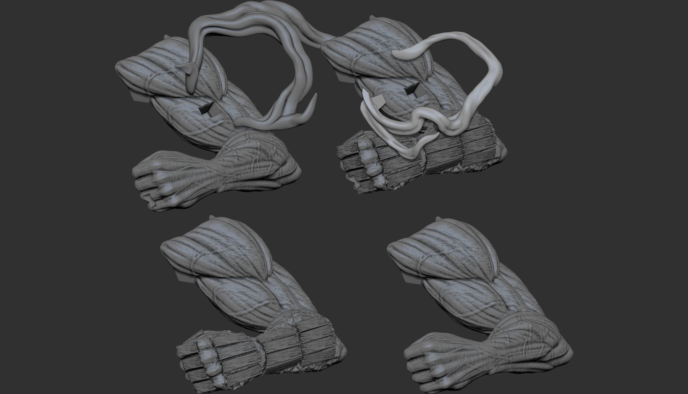 Eren Titan Form Warhammer Powers 3D print model_19