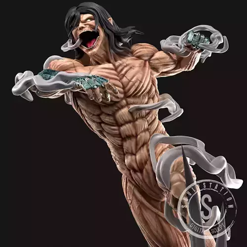 Eren Titan Form Warhammer Powers 3D print model