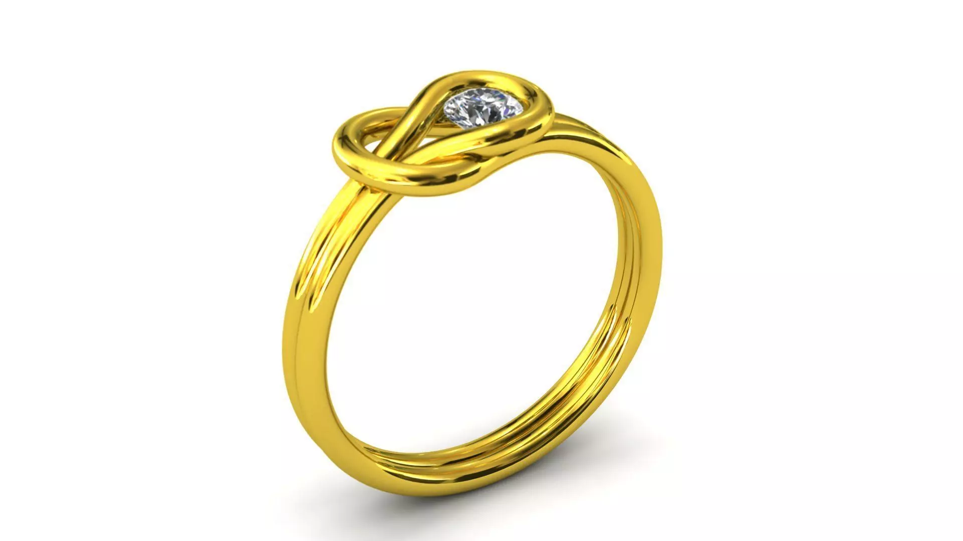 Diamond node ring model 4 3D print model_0